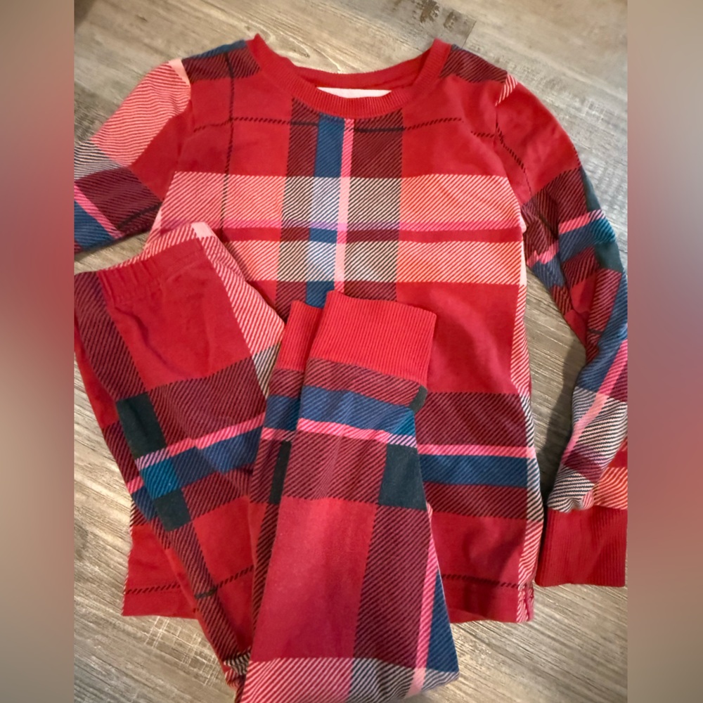 Soma Red Plaid Top